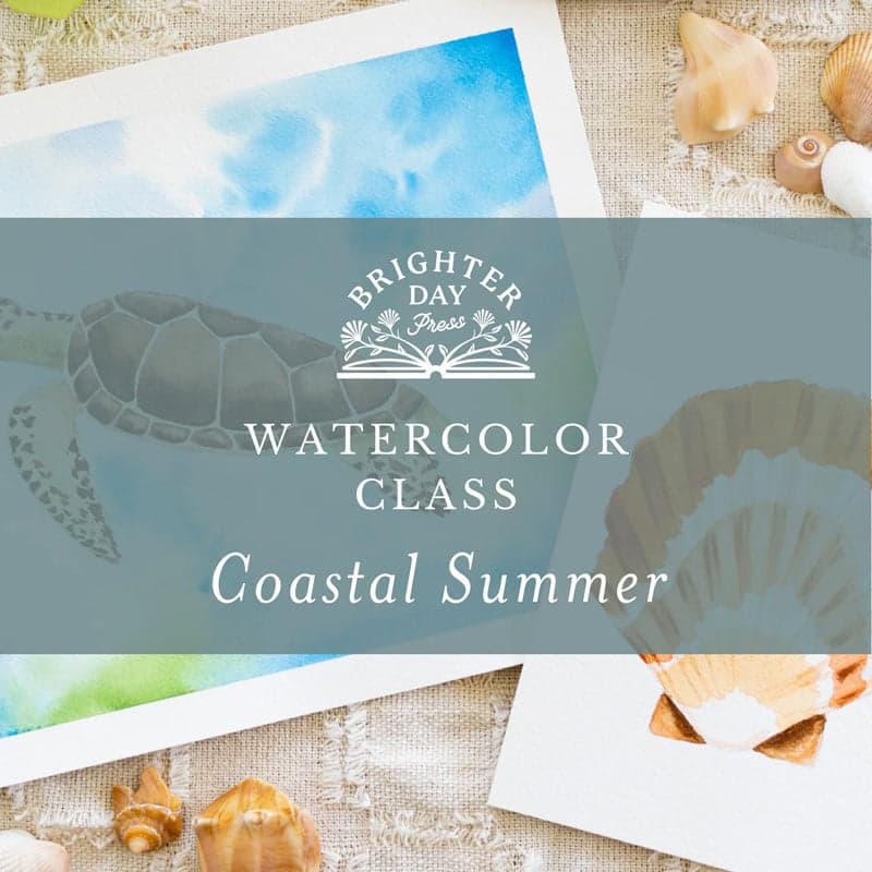 Coastal Summer Watercolor Class