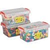 Really Good Stuff Stackable Storage Tubs With Lo