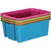 Classroom Stacking Bins Neon Set of 4