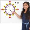 Really Good Stuff Clock Face with Movable Hands