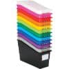 Durable Book And Binder Holders 12 Pack Rainbo