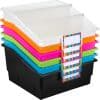 Really Good Stuff Picture Book Bins Neon Pop