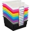 Picture Book Library Bins With Dividers 12 Pac