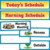 Whole Class Visual Schedule Pocket Chart Refill