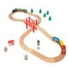 Excellerations Wooden Track and Train Set 40 P