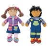Excellerations Boy and Girl Dressing Dolls Set