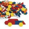 Excellerations Wood Pattern Blocks 250 Pieces