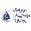 Colorations Easy Grip Stampers Lowercase Alphabe
