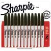 Sharpie Black Permanent Fine Tip Markers Set o