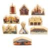 Excellerations Wooden Photo Blocks Around the Wo