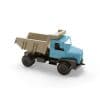 Blue Marine Dump Truck