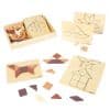 Excellerations Wooden Pattern Blocks 44 Pieces