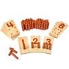 Excellerations Peg Number Boards Natural