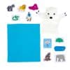 Polar Bear Puppet and Props with Board Book