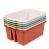 Really Good Stuff Boho Stacking Bins Set of 6