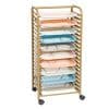 Colorations Mobile Art Rack with 10 Tough Art Tr