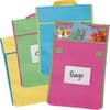 Store More Large Book Pouches   Neon Colors   Se