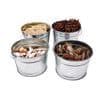 Excellerations Galvanized Steel Pail Set of 4