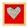 Sequin Motor Skills Frame Red 14 x 14