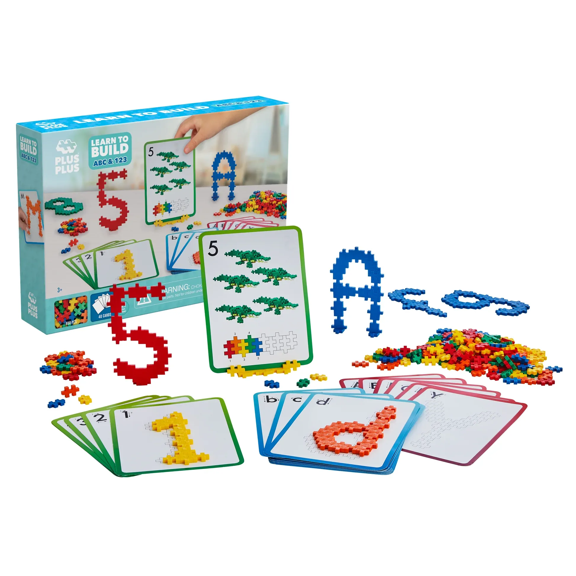 Plus-Plus Learn to Build: ABC and 123