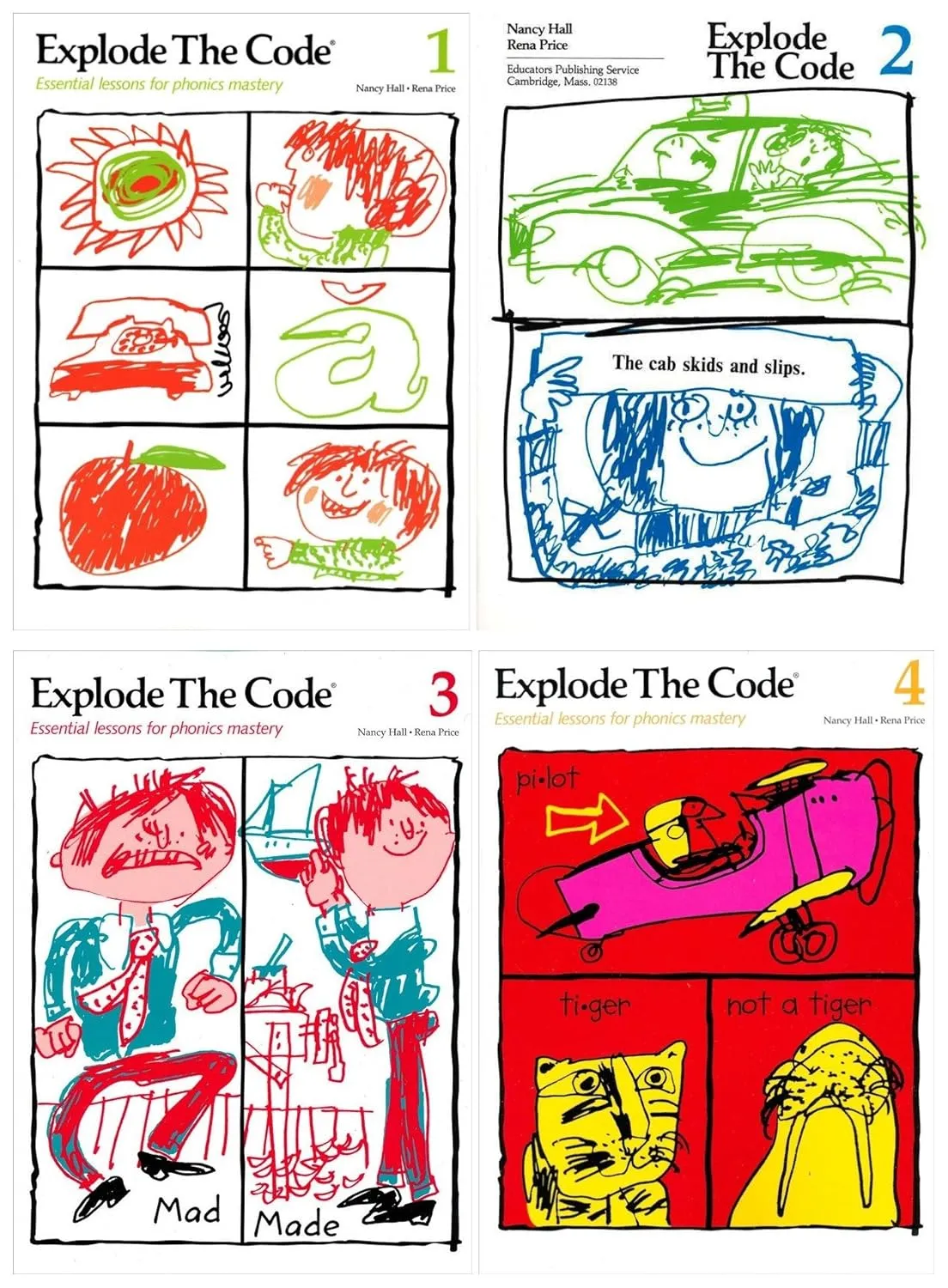 Explode the Code 1-4 Workbooks 2E Set