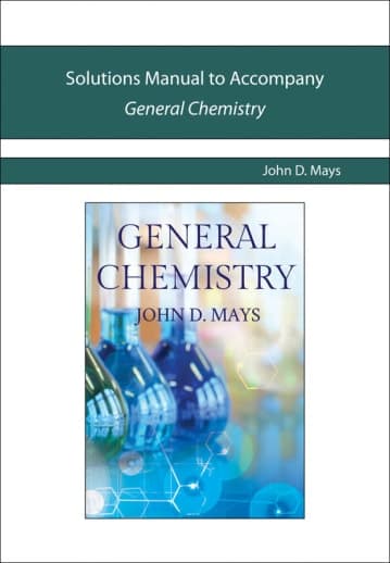 Novare General Chemistry Solutions Manual