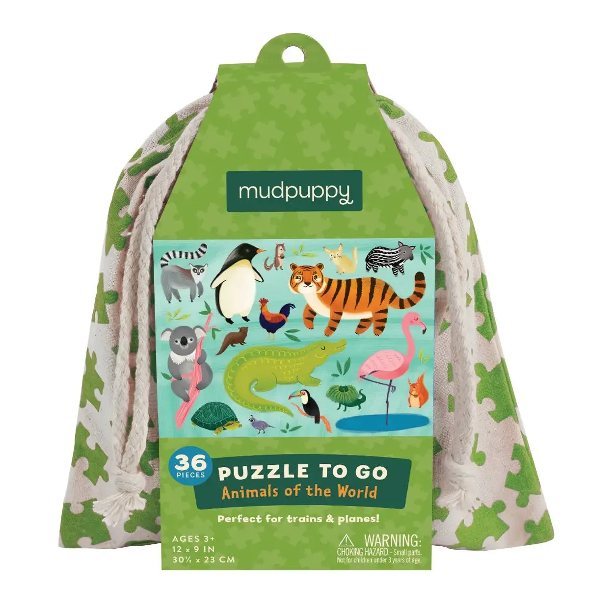 Animals of the World 36 PC Travel Puzzle