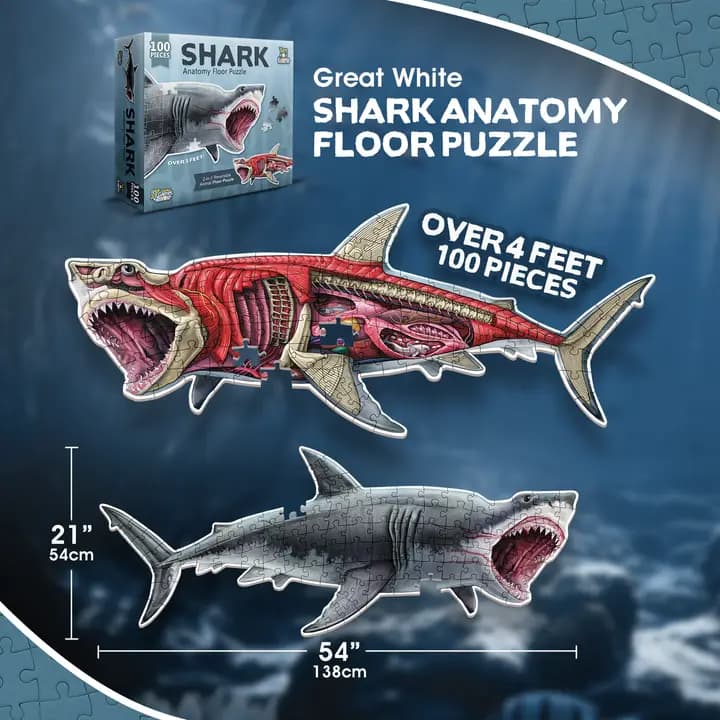 Turn N Learn: Shark Puzzle 100 PC