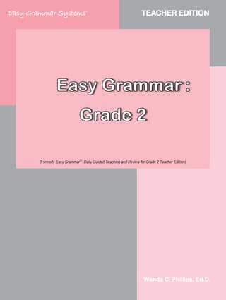 Easy Grammar: Grade 2 Teacher Edition