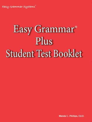 Easy Grammar: Plus Student Test Booklet