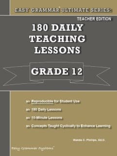 Easy Grammar Ultimate Series Grade 12+ Teacher