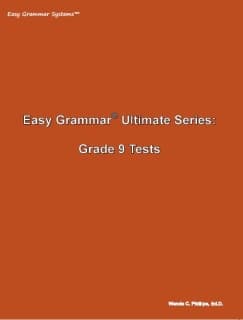 Easy Grammar Ultimate Series: Grade 9 Tests
