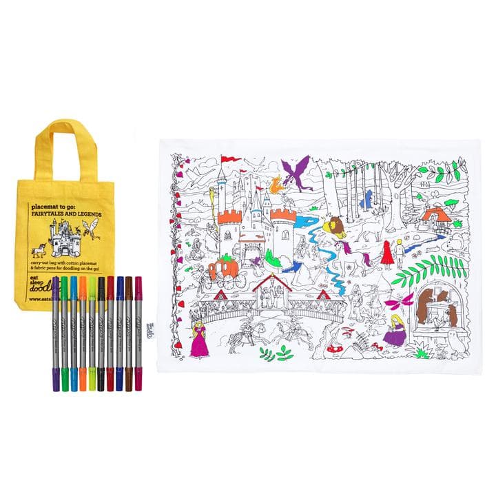 Eat Sleep Doodle: Fairytales and Legends Placemat