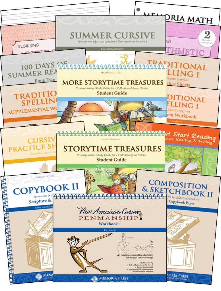 Memoria Press 1st Grade Consumable Curriculum Set