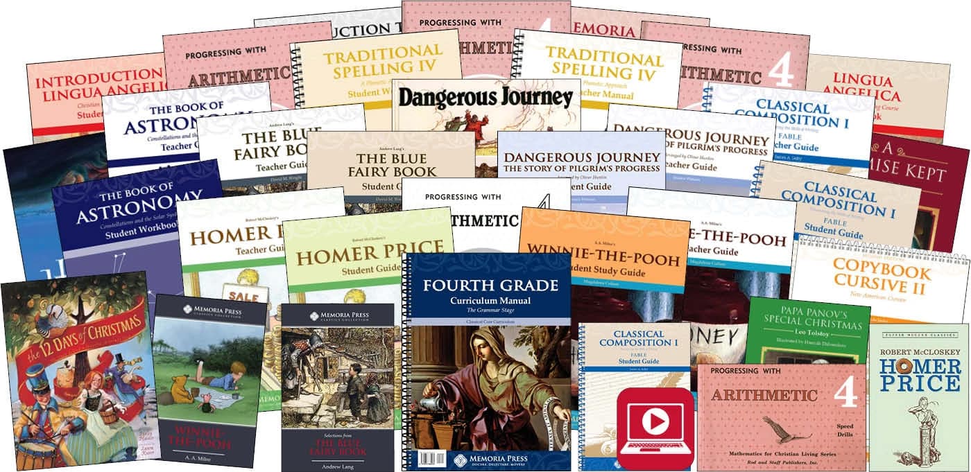 Memoria Press 4th Grade Curriculum Set