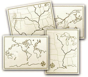 Holling C. Holling Geography Map Set