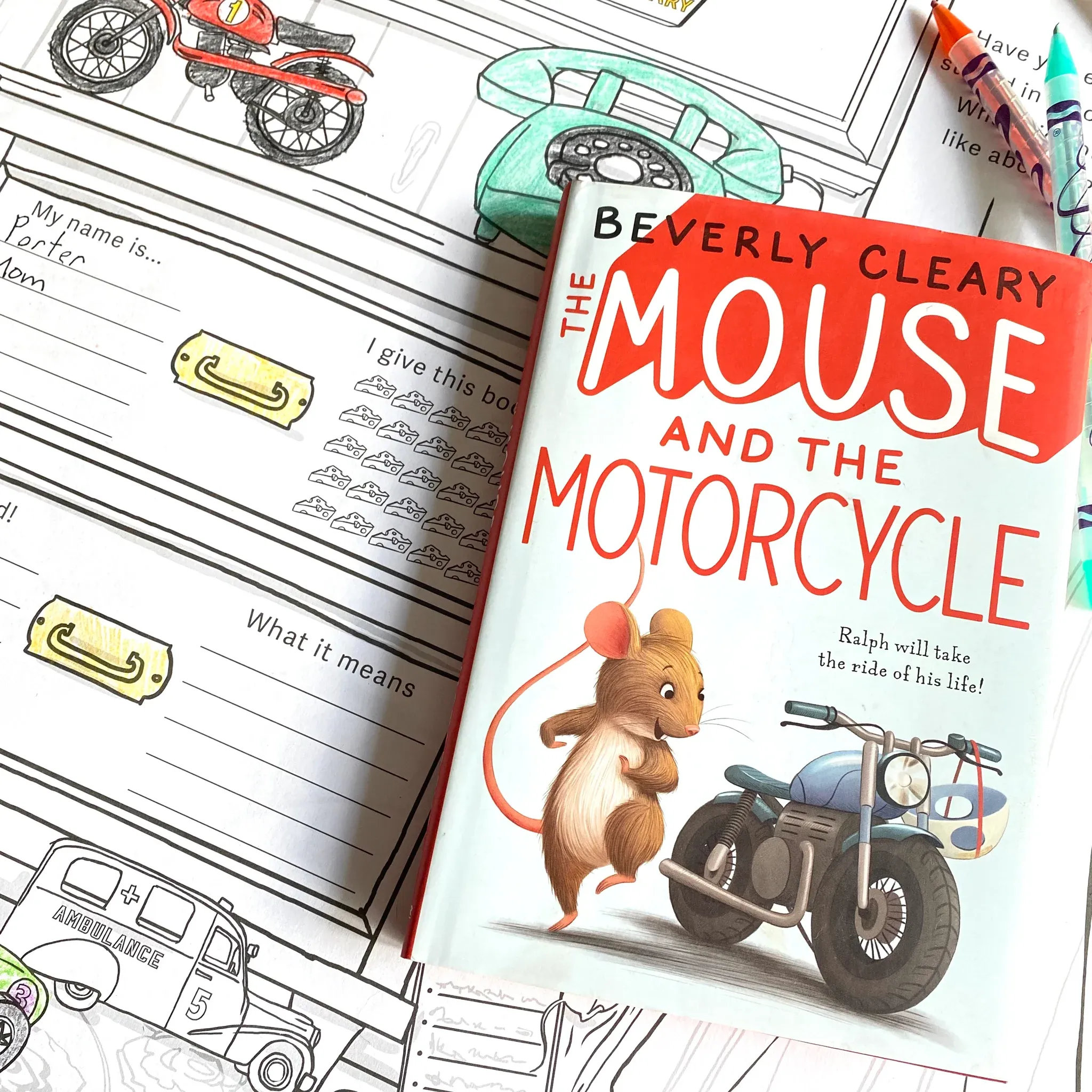 The Mouse and The Motorcycle Poster Book Bundle