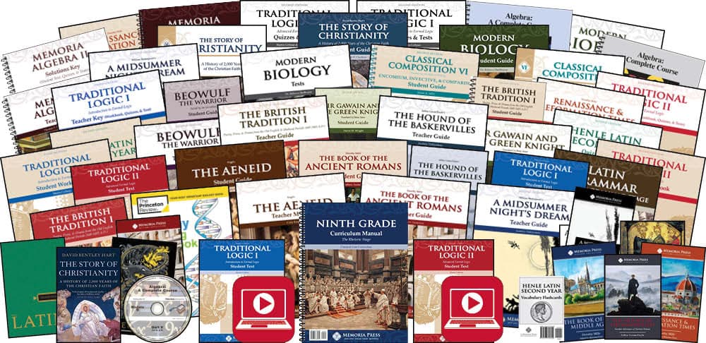 Memoria Press 9th Grade Curriculum Set