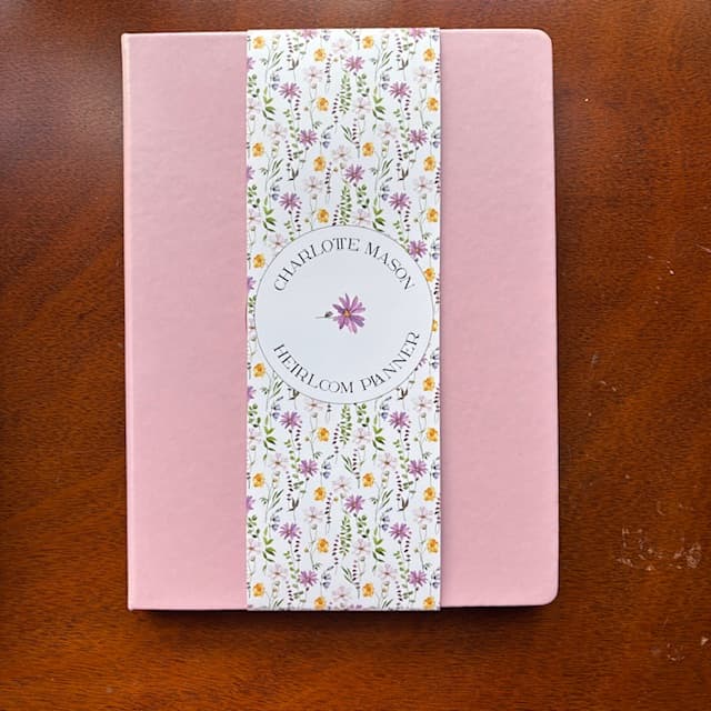 Charlotte Mason Heirloom Planner Petal Pink