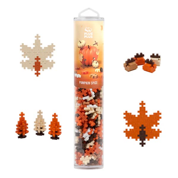 Plus-Plus Pumpkin Spice 240 PC Tube