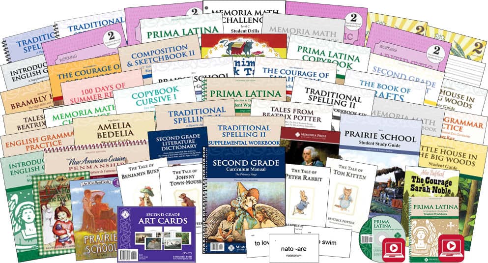 Memoria Press 2nd Grade Curriculum Set