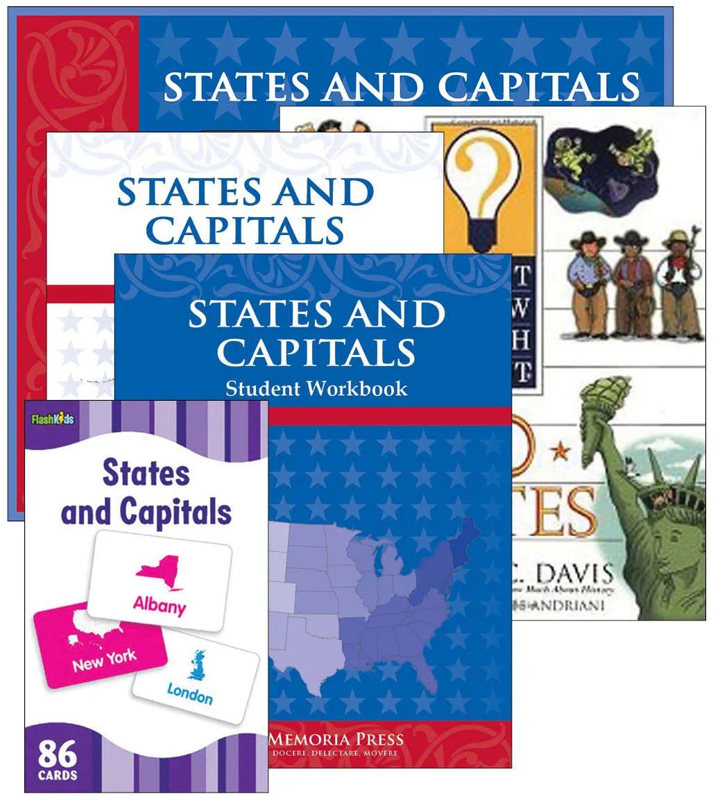 Memoria Press States and Capitals Set