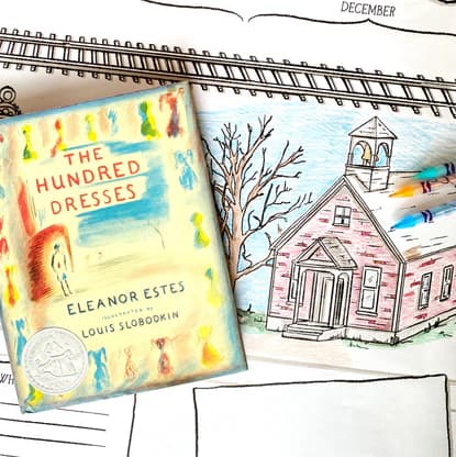 The Hundred Dresses Poster and Book Bundle