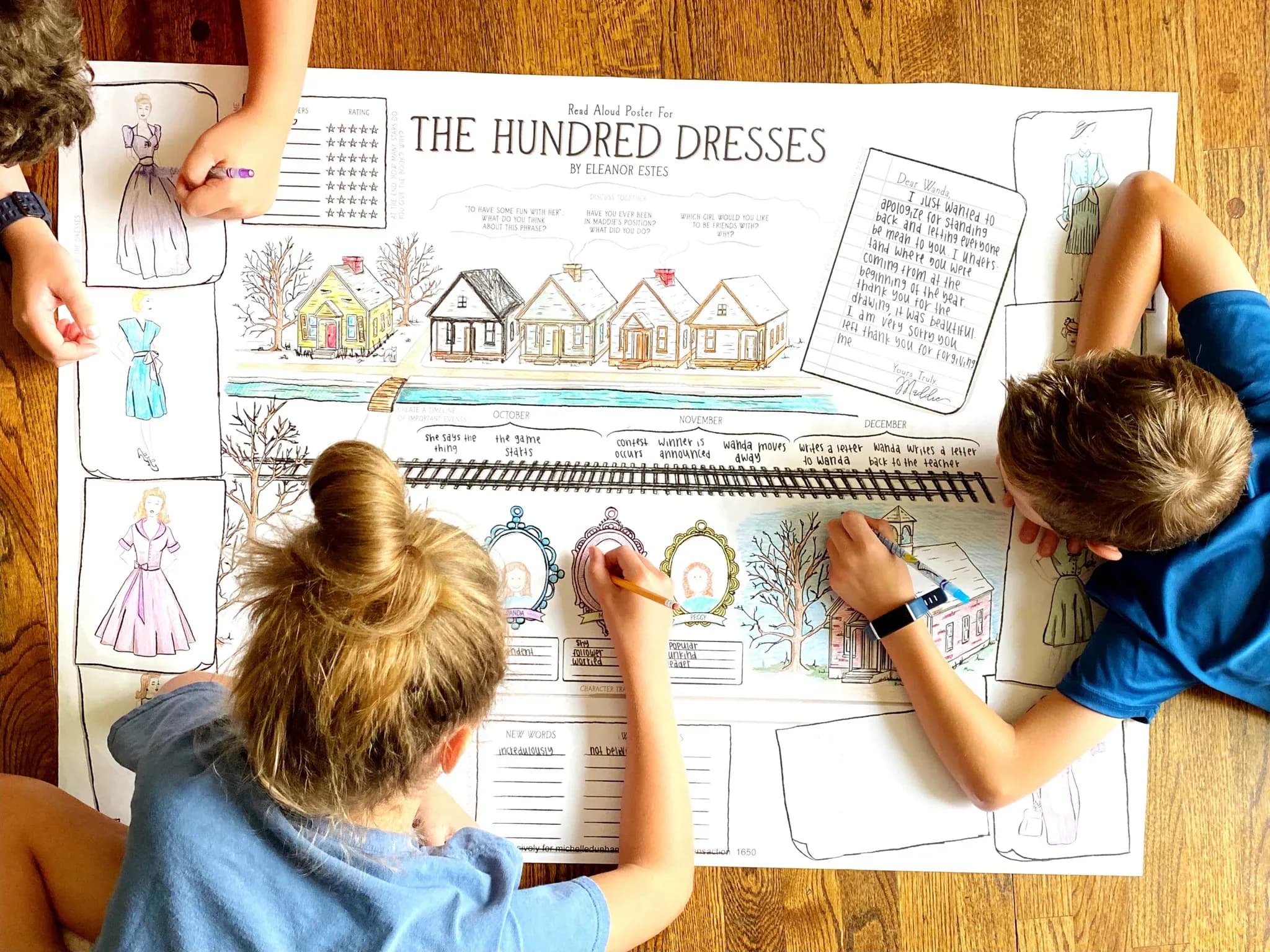 The Hundred Dresses Pipsqueak Read-Aloud Poster