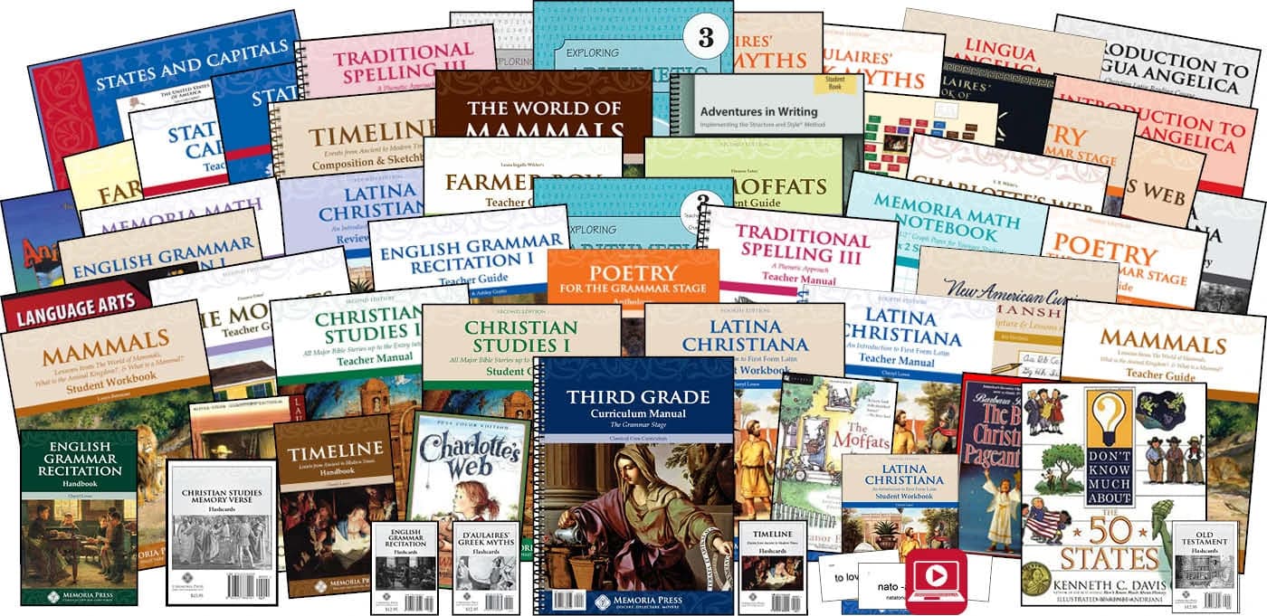 Memoria Press 3rd Grade Curriculum Set