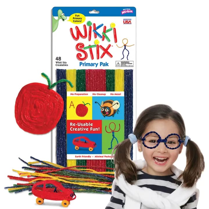 Wikki Stix: Primary Pak 48 PC