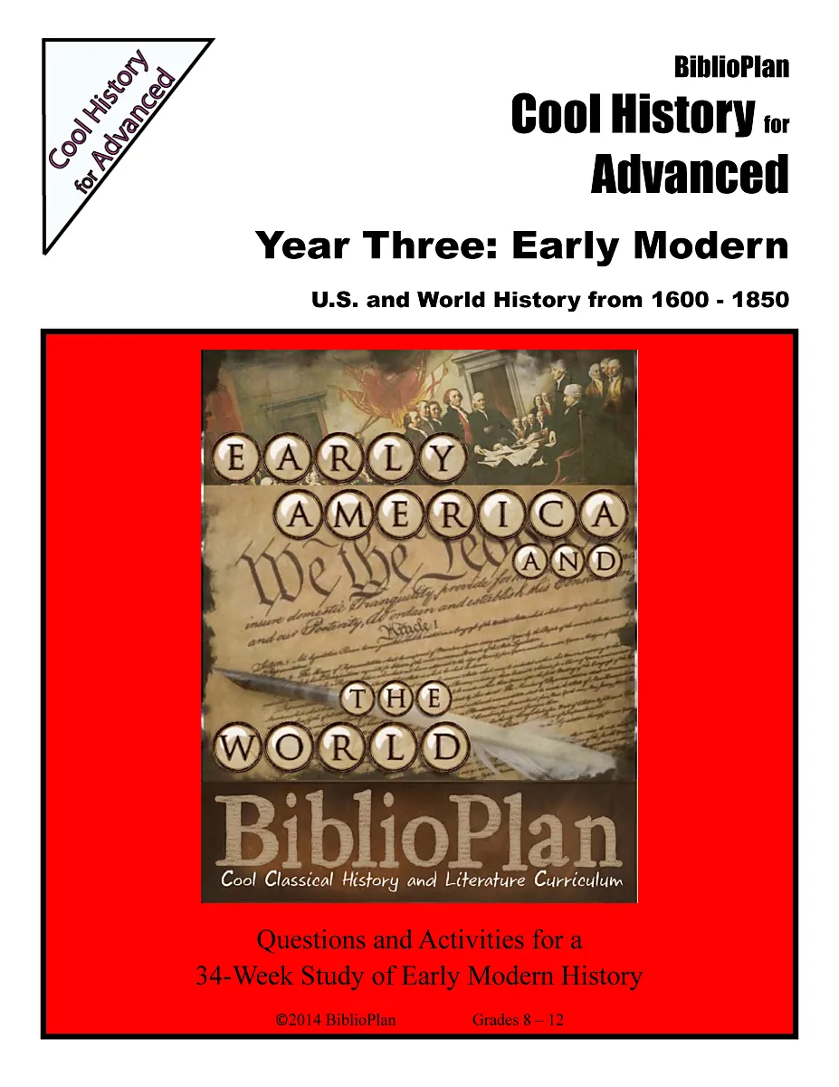 Early Modern Cool History for Advanced