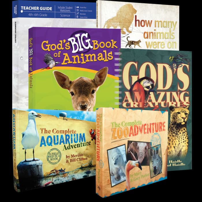 Master Books Elementary Zoology RE Bundle