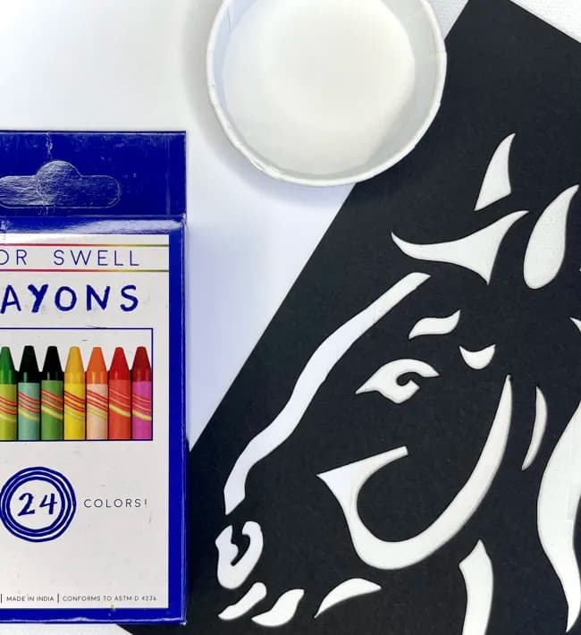 Melted Crayon Art