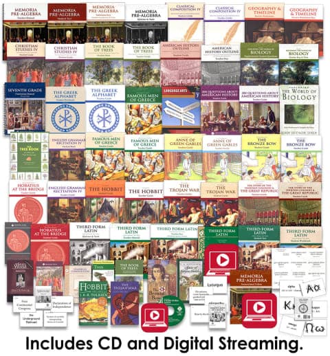 Memoria Press 7th Grade Curriculum Set